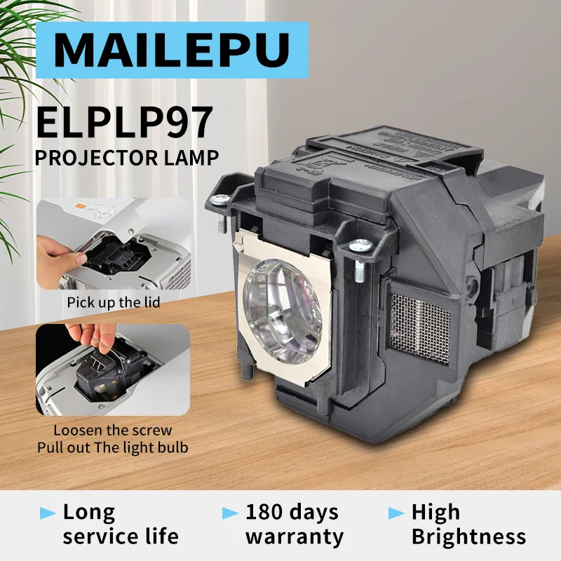 Replacement Projector Lamp Bulb With housing for ELPLP96 / V13H010L96 EB-W39 EB-W42 EB-X41 EB-W05 ELPLP88 ELPLP97 Projector Lamp Bulb