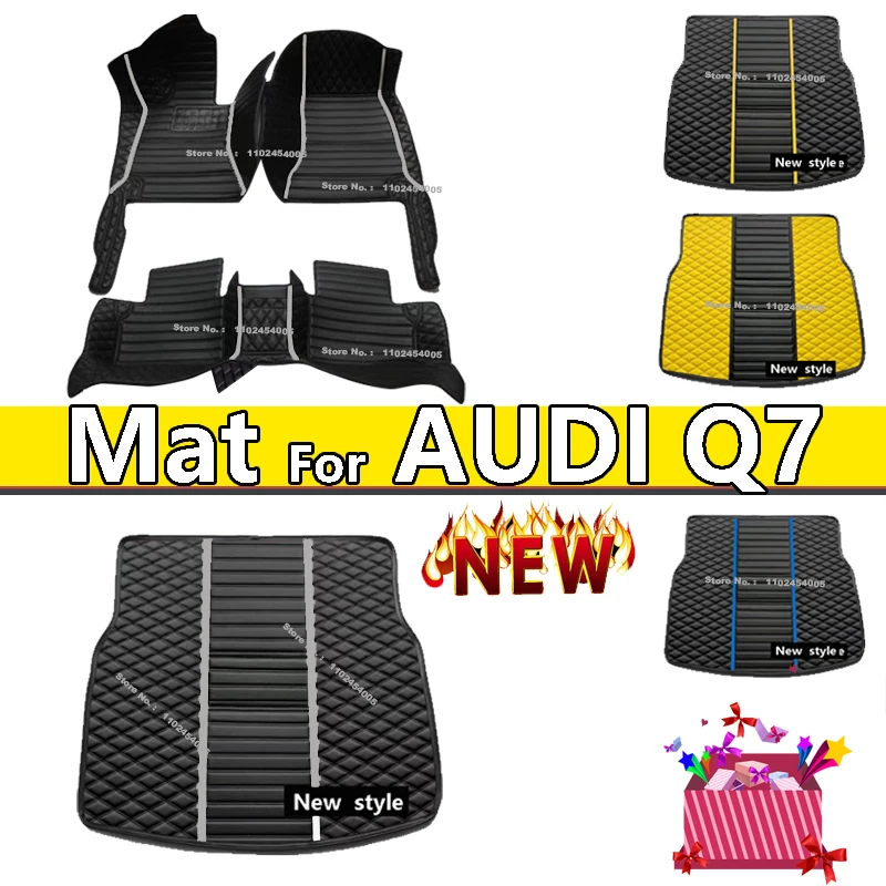 

Car floor mats for AUDI Q7(Five seats) 2006 2007 2008 2009 2010 2011 2012 2013 2014 2015 Custom foot Pads automobile