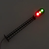 1:87 Miniature Railway Train Signals Pretend for Play DIY Hobby Building Model Accessories Micro Traffic Signs Girl’s Gi 1