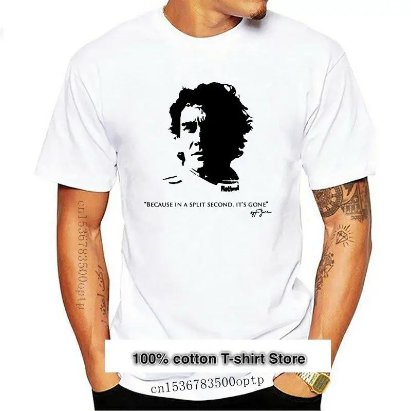 Camiseta De Marca A La Moda Para Hombre, Camisa Devitida Con Impresion De Ayrton Senna, 2021, 2021, Nueva, 031986