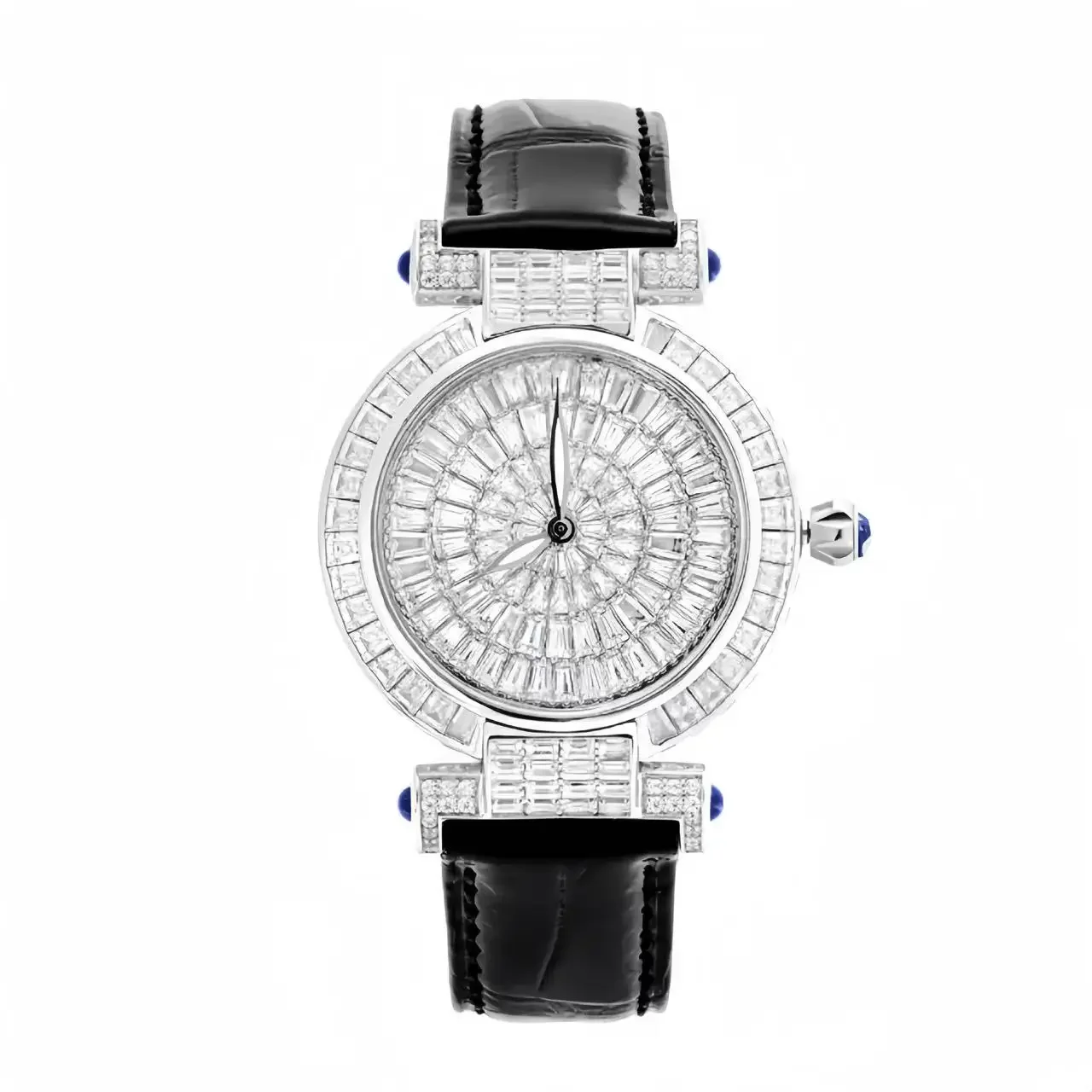 

Luxury Automatic Quartz Movement Watch Full Diamond Shining Star River Ladies Wrist Watch for Women Waterproof Wristwatch
