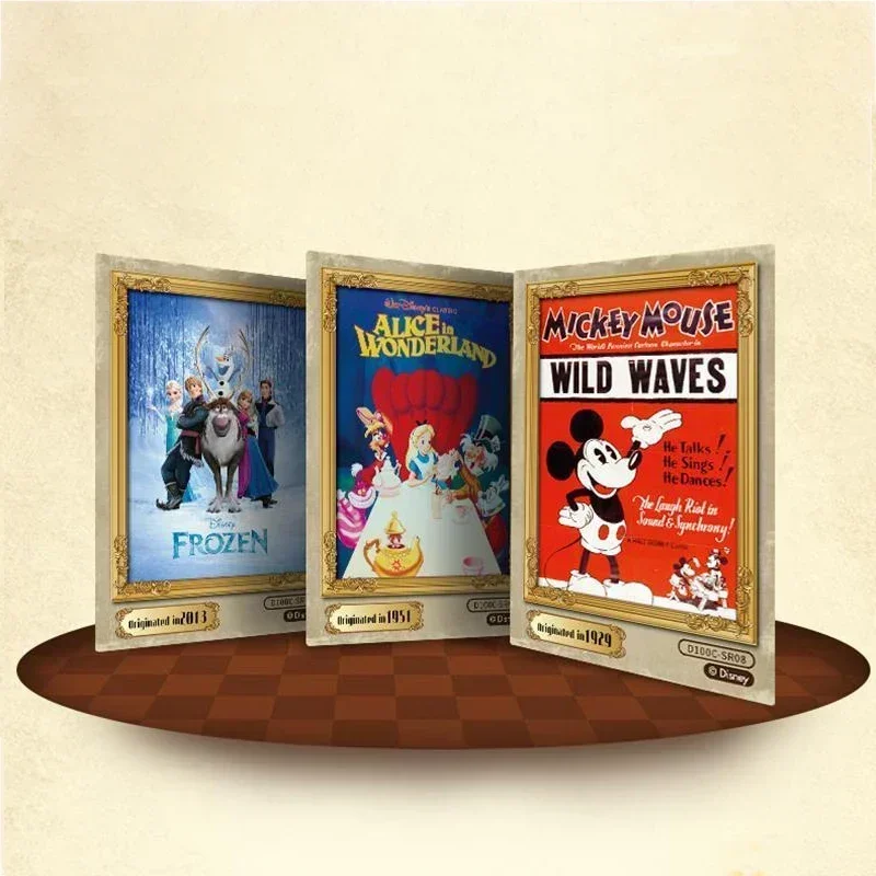 카드 재미 디즈니 100 주년 기념 카니발 기념 카드 새로운 애니메이션 주변기기 한정 컬렉션 카드 어린이 장난감 선물