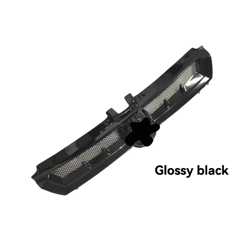 さ*ら様 カーボンファイバー 柄フロントグリル カーボンファイバーカーフロントバンパーグリル,光沢のある