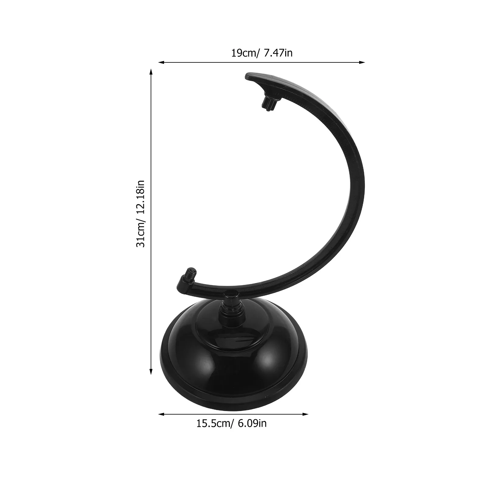 7.9인치 경량 플라스틱 지구본 디스플레이 스탠드 받침대, 가정 사무실 교실 데스크탑 학습용 지구본 홀더 지리학