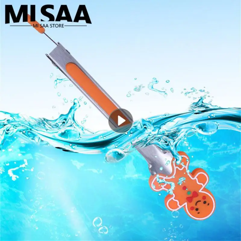 

Not Easy To Rust Stainless Steel Clip Not Easy To Break Kitchen Tools Solid Steak Clips Smooth And Non-scratch Convenient