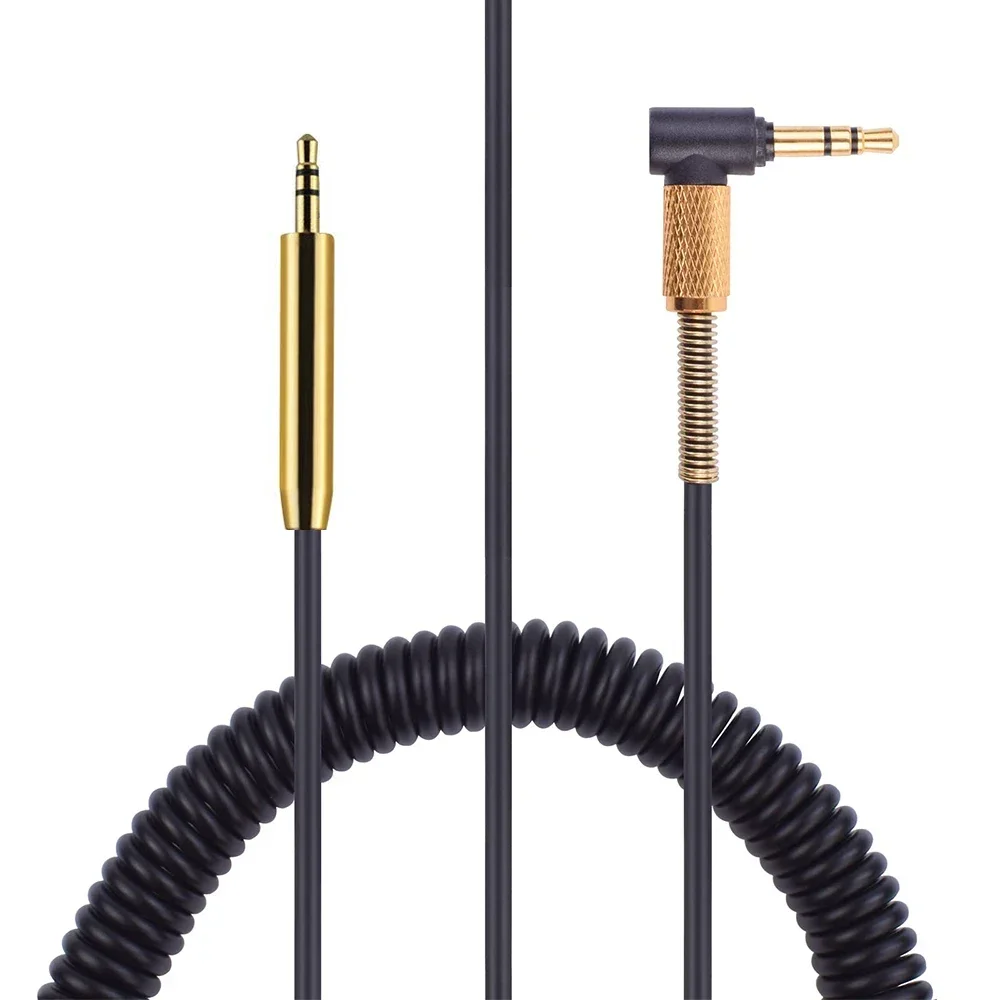 Spring OFC Replacement Cable Extension Cord for Urbanears Zinken DJ Plattan 2 ADV Humlan Wireless On-Ear Bluetooth Headphones