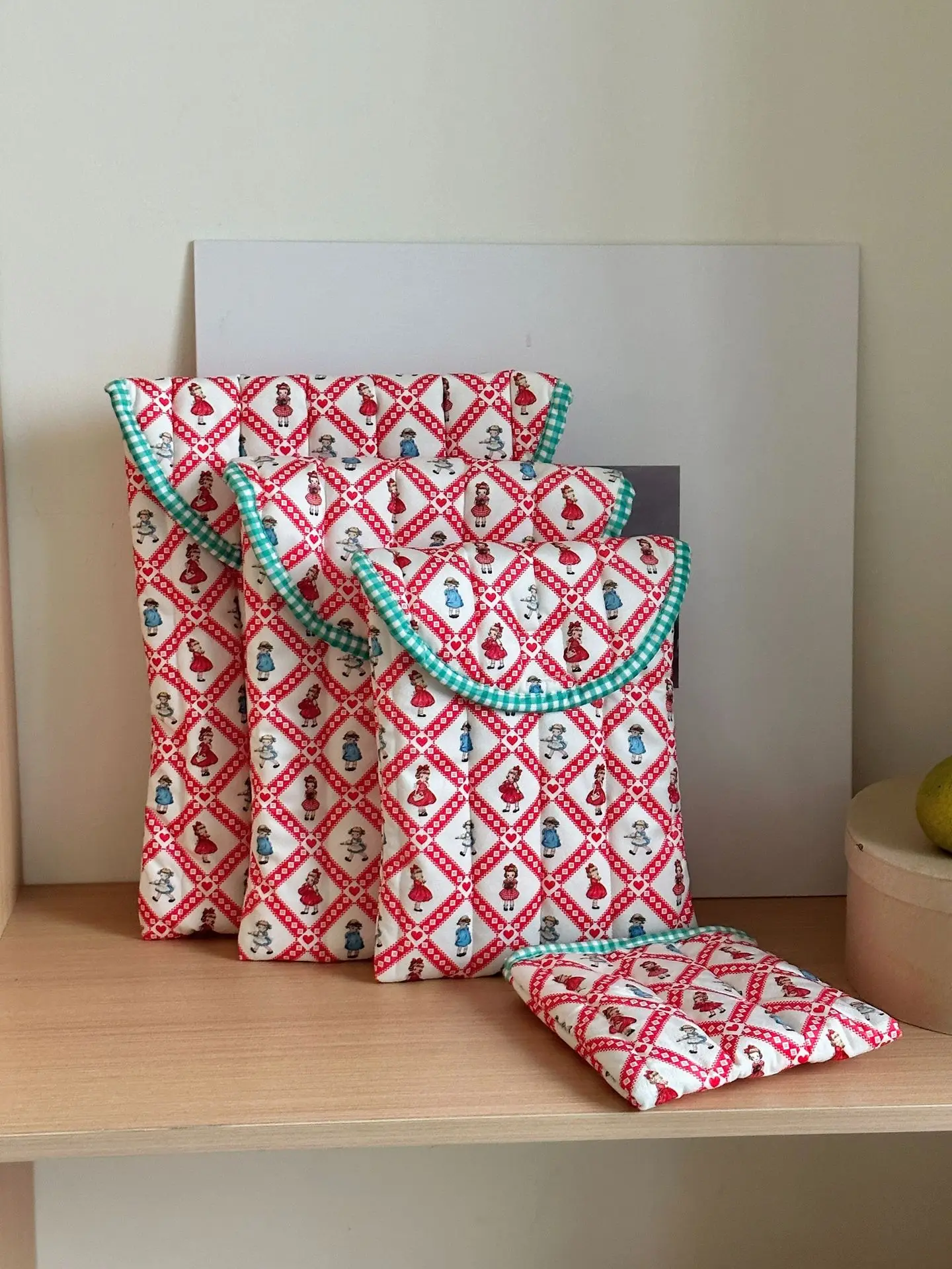 Korean version Laptop Sleeve For Ipad9.7-11 Macbook Air Pro 13.3 14 15 Dell Samsung LG 15.6 16 Inch Tablet Notebook Pouch