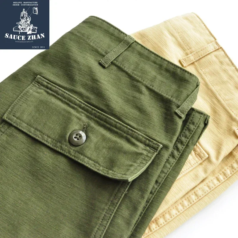 SauceZhan OG107 Baker pants Utility Fatigue Pants US Vietnam ARMY HBT PANTS VINTAGE  Mens Shorts Men Army Pants Military Pants 3