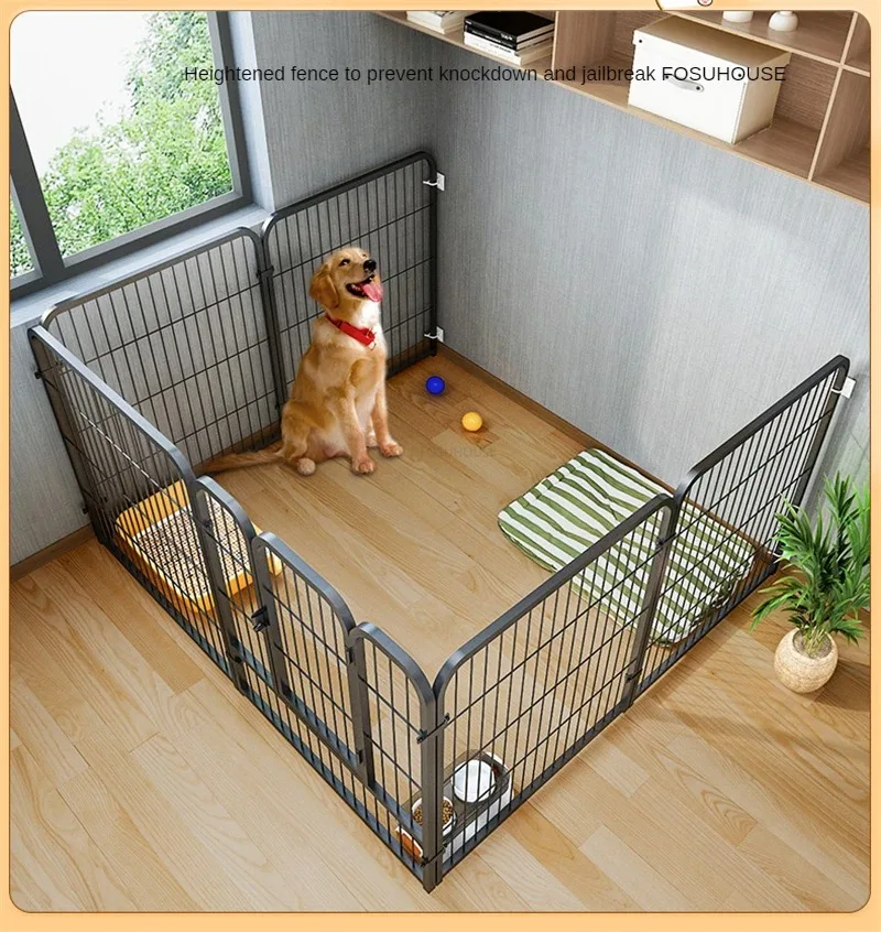 Hàng rào sắt rèn cho chó – Chuồng thú cưng trong nhà có cửa, bao vây ...