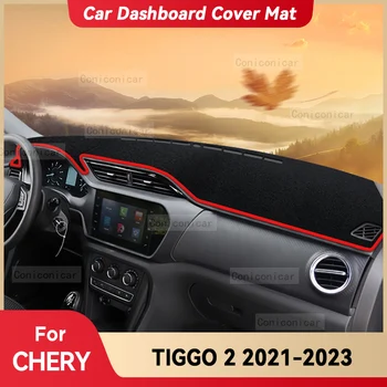 For CHERY TIGGO 2 2021-2023 Car Dashboard Cover Mat Sun Shade Pad Avoid Light Instrument Carpet Protection Accessories 1