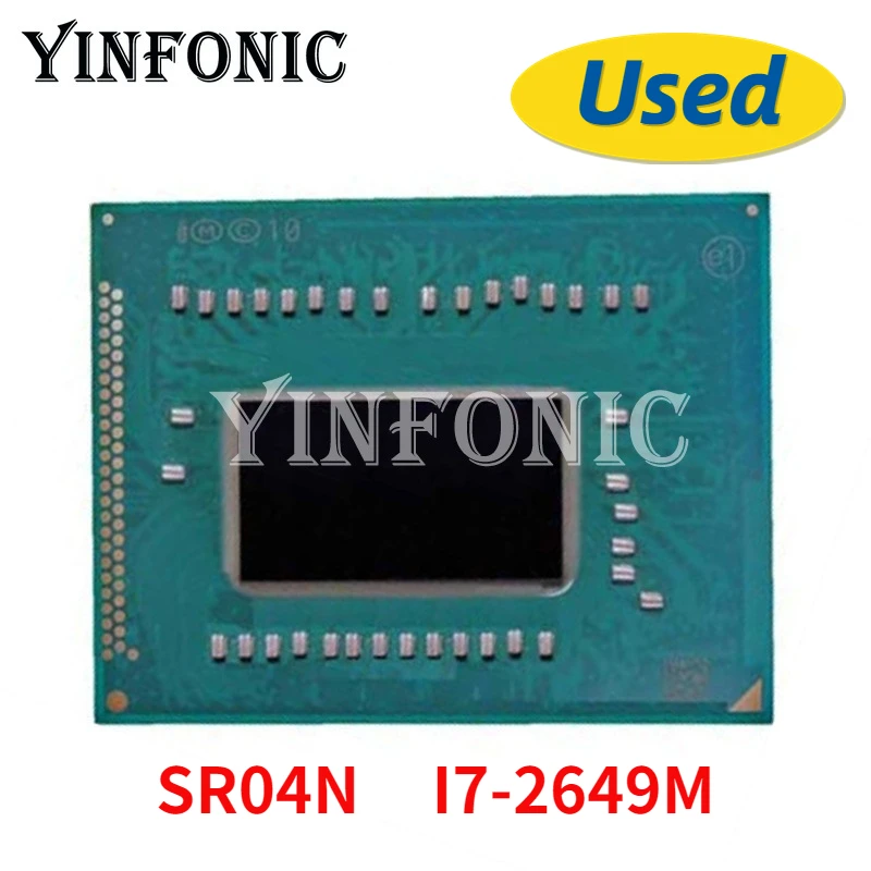 

Used SR04N I7-2649M BGA Chipset with ball Tested 100% Working