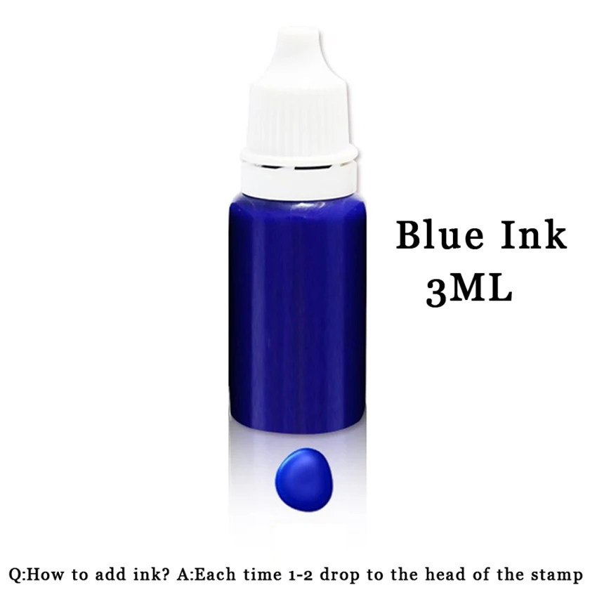 blue ink
