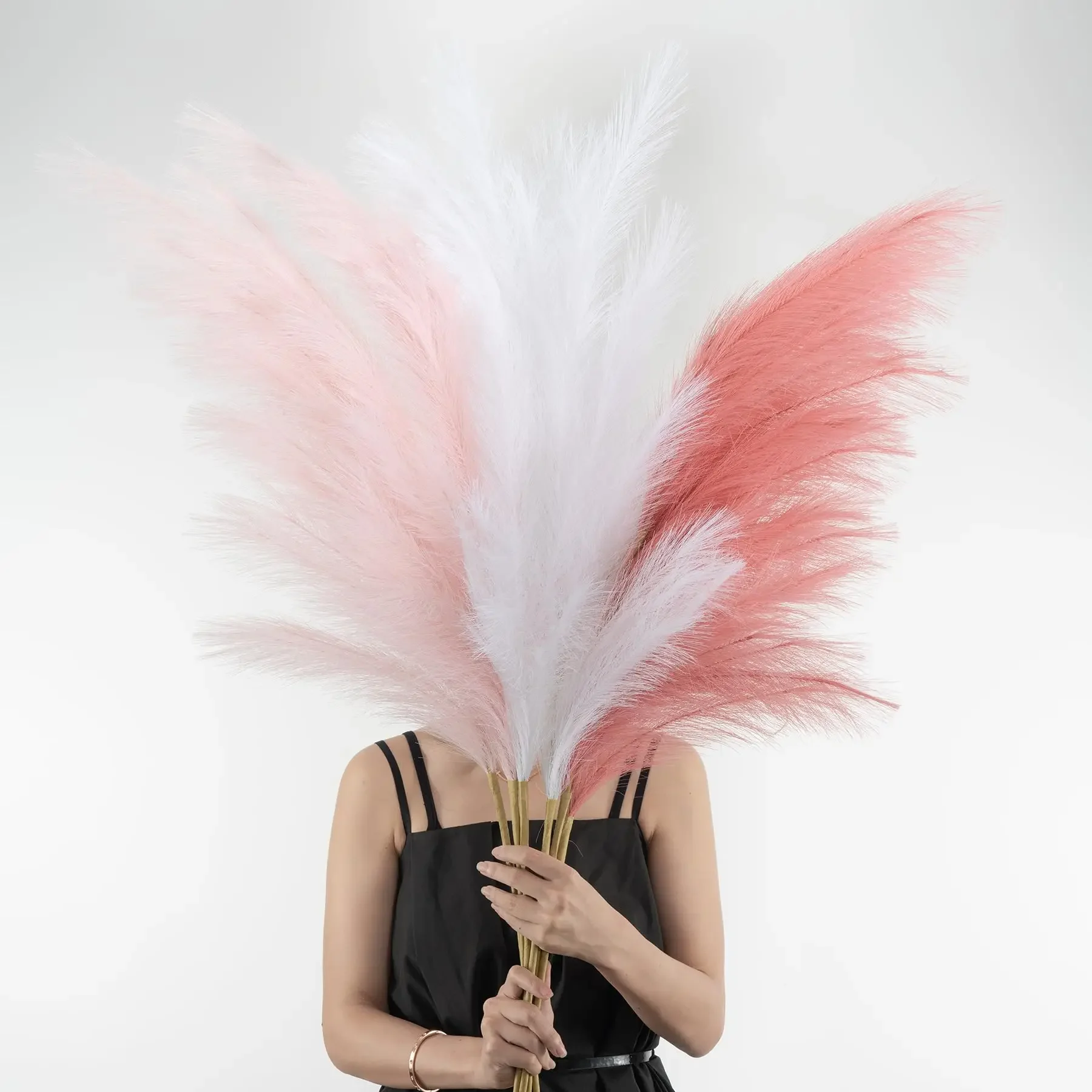 3-Piece Artificial Fluffy Pampas Reed Grass 2