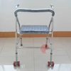 Foldable Cane Chair for Elders - Four-Legged Walking Stick with Wheels, Portable Outdoor Seat, Elderly Rest Solution 3