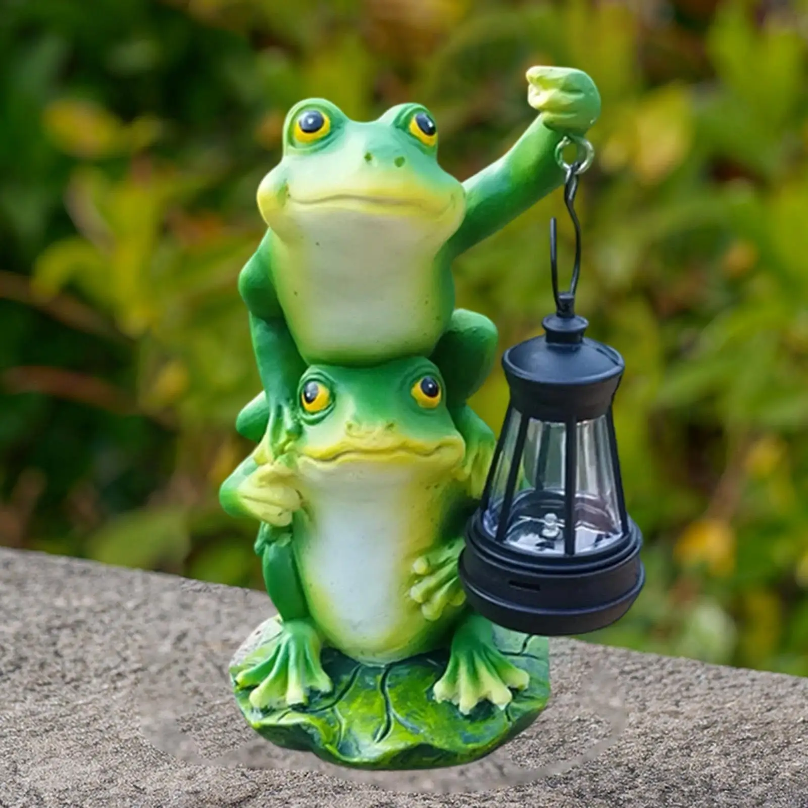 Solar Frog Garden Ornament 2