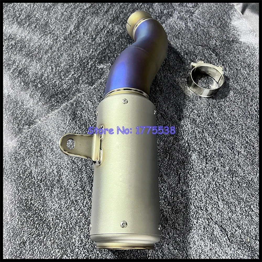 Titanium Alloy for Kawasaki ZH2 2020-2023 H2 H2SX H2SX SE Handmade Motorcycle Exhaust Slip-on Link Pipe Escape Moto Muffler - Image 2