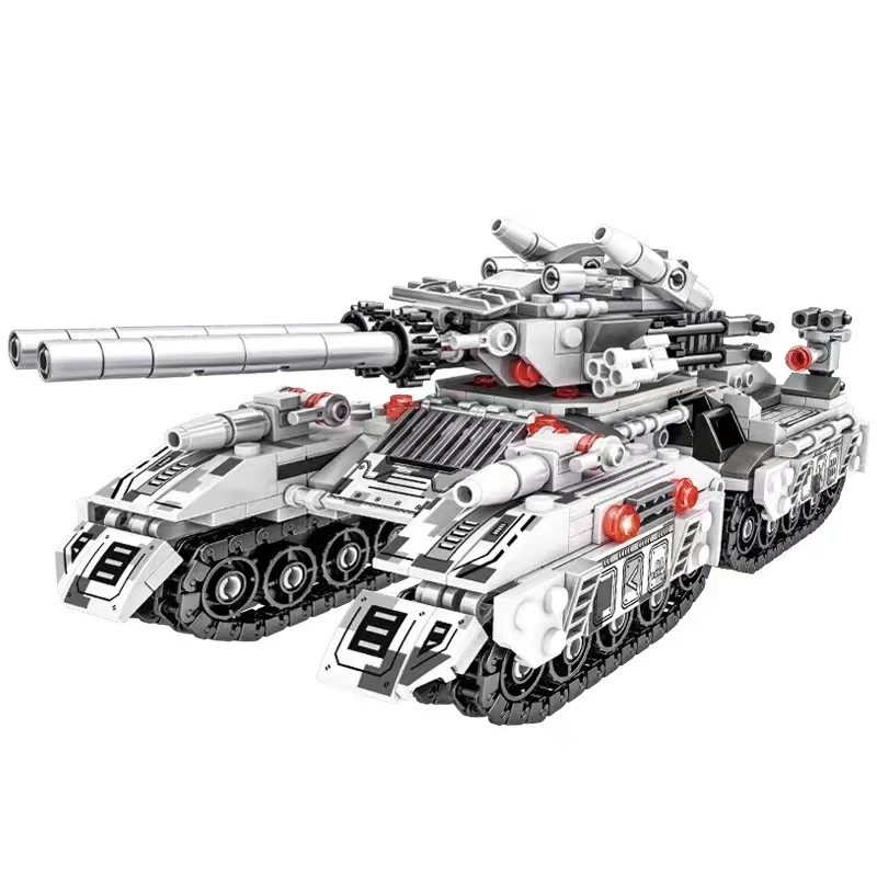 2024 WW2 Military Vehicle Tank 8in1 Airplane Truck Model Building Blocks DIY Bricks Kids Construction Toys Gifts for Boys Adult 4
