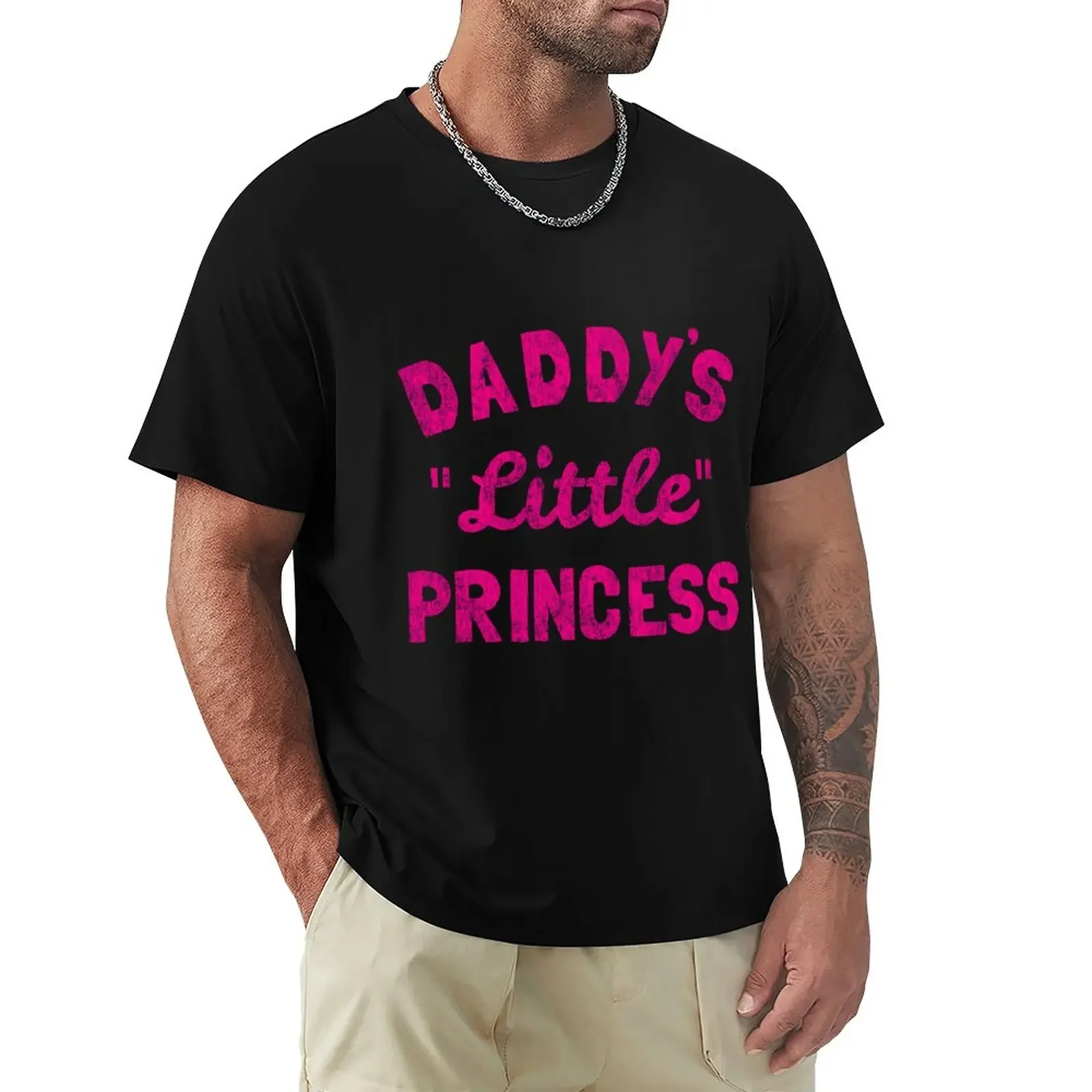 

Daddy's Little Princess T-Shirt anime clothes for a boy mens cotton t shirts
