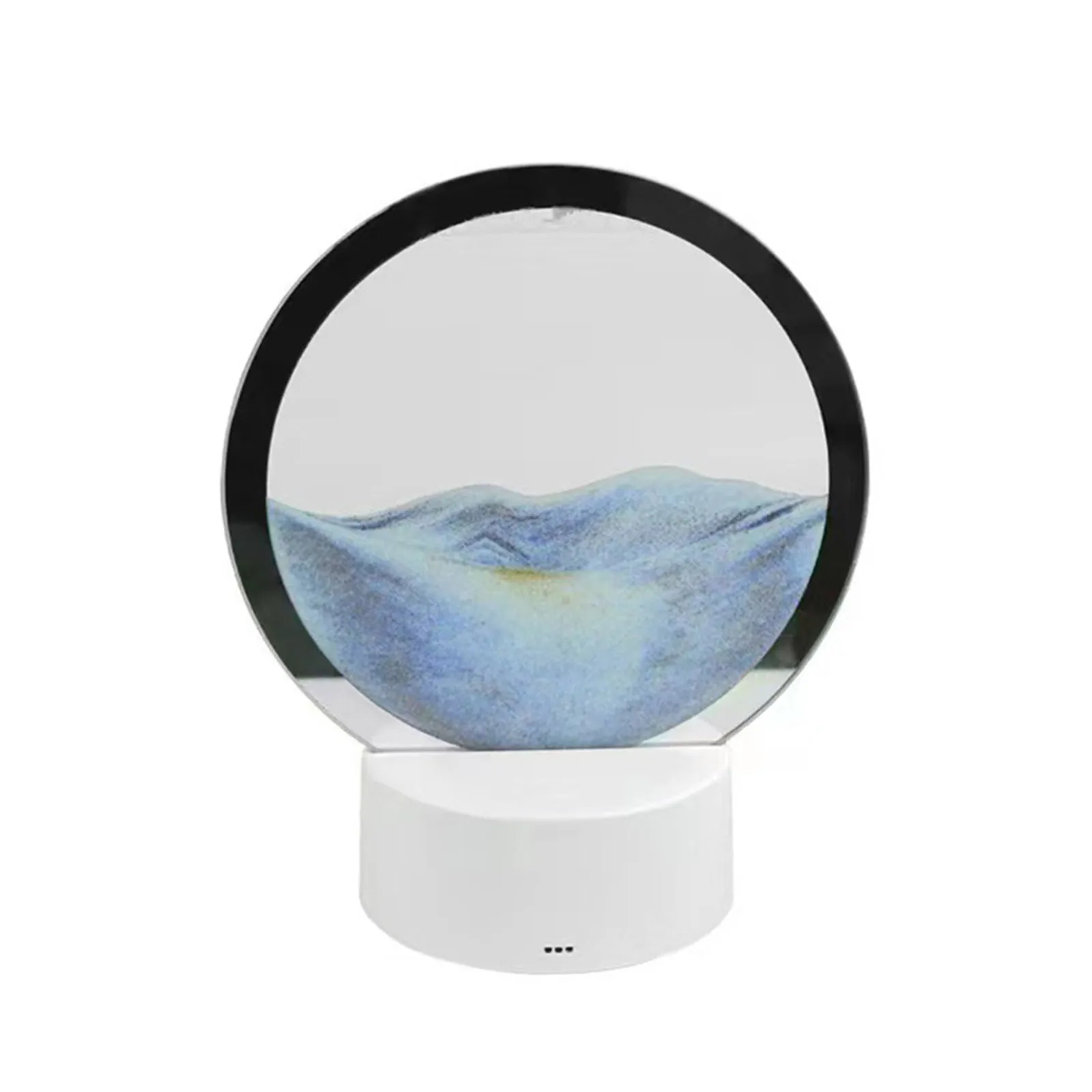

Moving Sand Quicksand Table Lamp Dynamic Sand Painting Sand 3D Art Flowing Sand Glass For Decorating Living Room