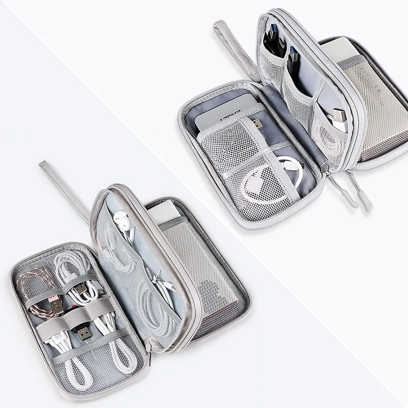 Travel Organizer Bag Cable Storage Organizer Pouch Carry Case Portable Waterproof Usb Hard Case data cable storage bag cable storage bag cable organizer pouch electronics travel organizer