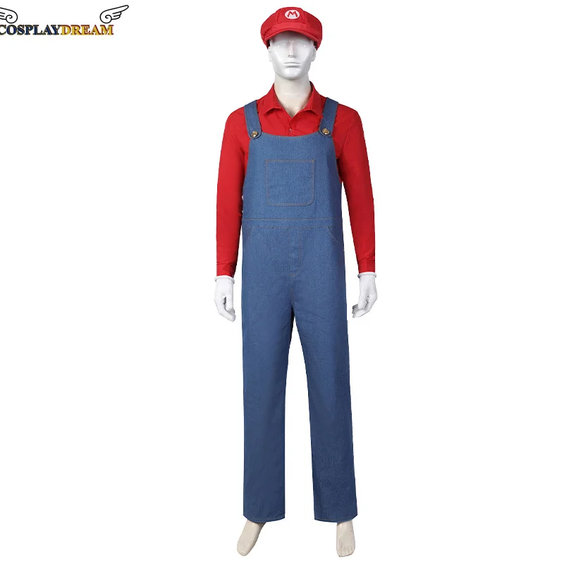 

Супер косплей, костюмы братьев, сантехника, полный комплект, костюм для взрослых