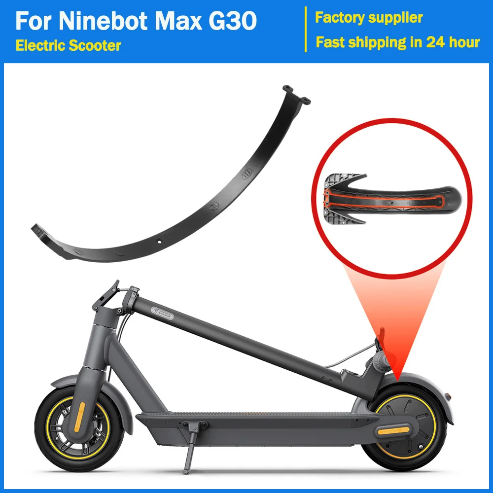 Taillight Wire Pressing Plate For Ninebot Max G30 G30D Kickscooter Fender Plastic Cover With Screws Replacement Parts