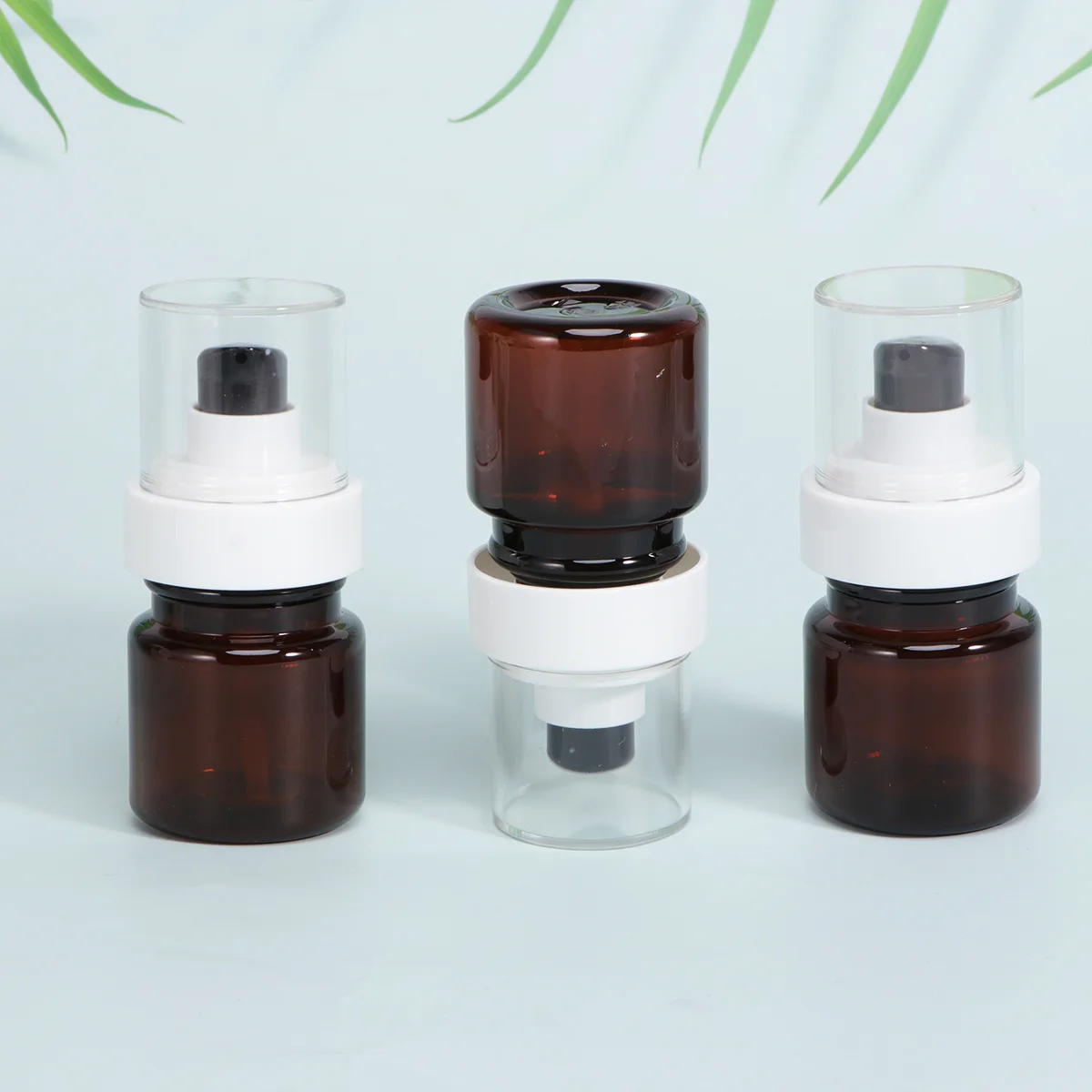 

3pcs Empty Bottles Travel Bottle Dispenser Bottles Foaming Pump Dispenser Cleaning Shampoo Lotions Travel Cosmetics Packaging