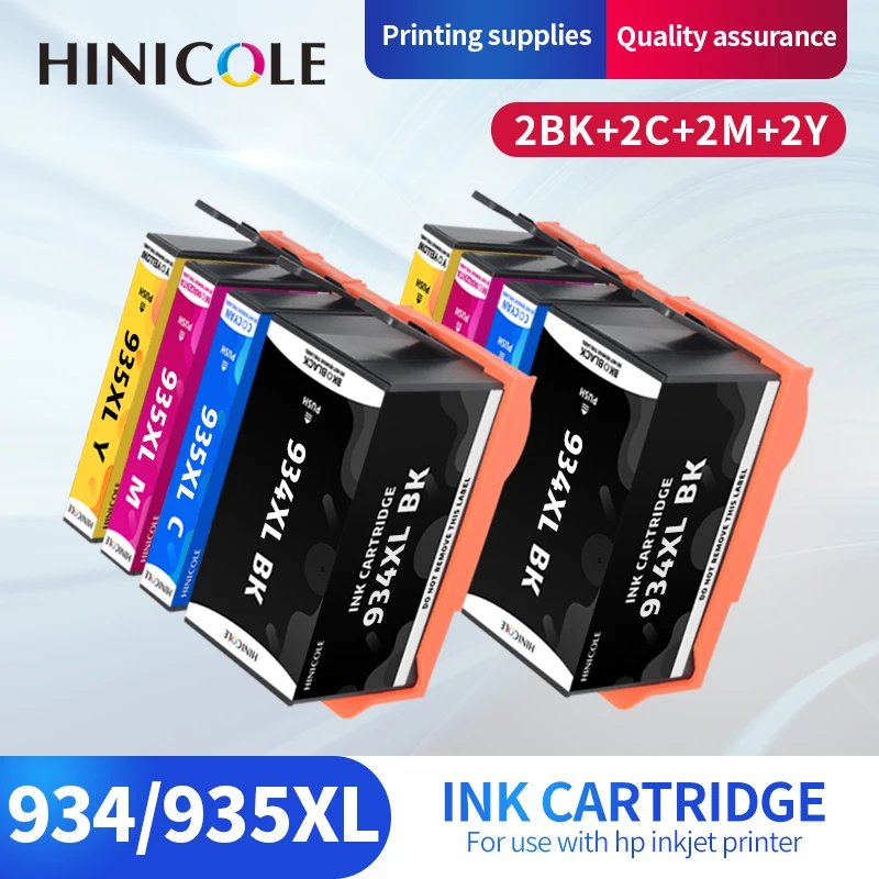 KIT 4 CARTUCCE 934XL 935XL PER HP OFFICEJET 6820 Pro 6830 6230 KIT 4 CARTUCCE 934XL 935XL PER HP OFFICEJET 6820 Pro 6830 6230