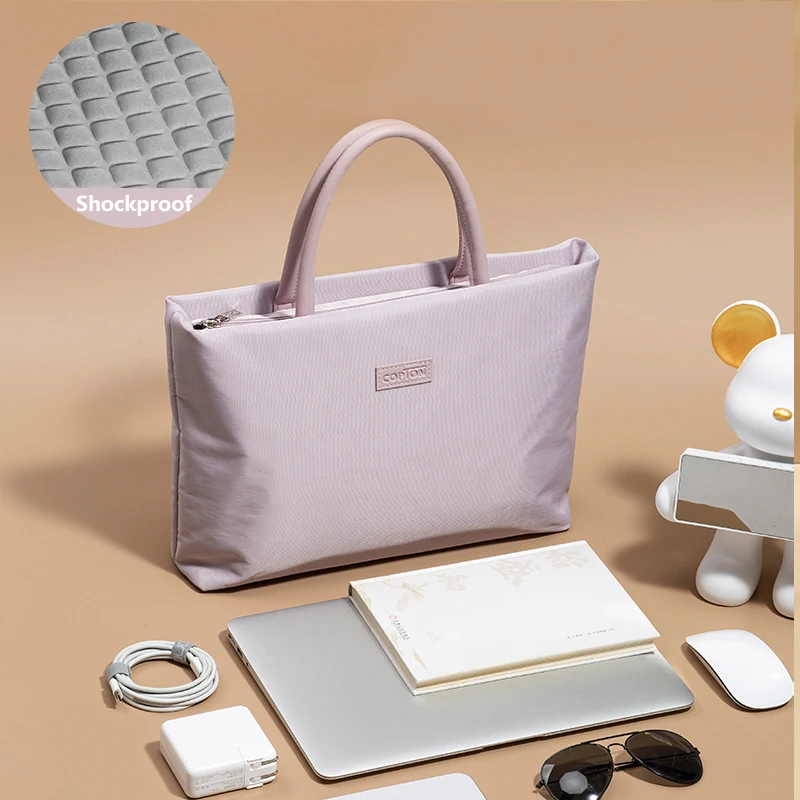 Mala de Transporte Feminina para Laptop Bolsa Pasta Macbook Air Pro 13 14.2 Huawei Xiaomi Lenovo Dell Asus Acer hp 13.3 14 Polegadas
