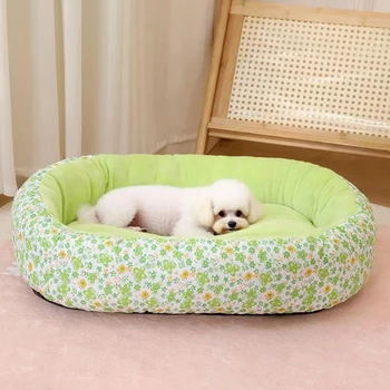 Floral Pet Sofa Bed 3