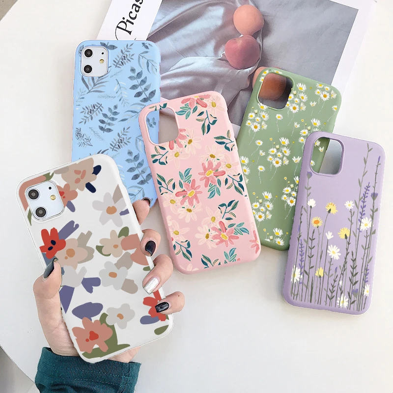 iphone 13 pro max case clear LUPWAY Fashion Flower Phone Case For iPhone 12 13 Pro 12 Mini 11 7 8 Plus 13 TPU Case For iPhone XR X Xs 11 Pro Max Cover Funda 13 pro max case