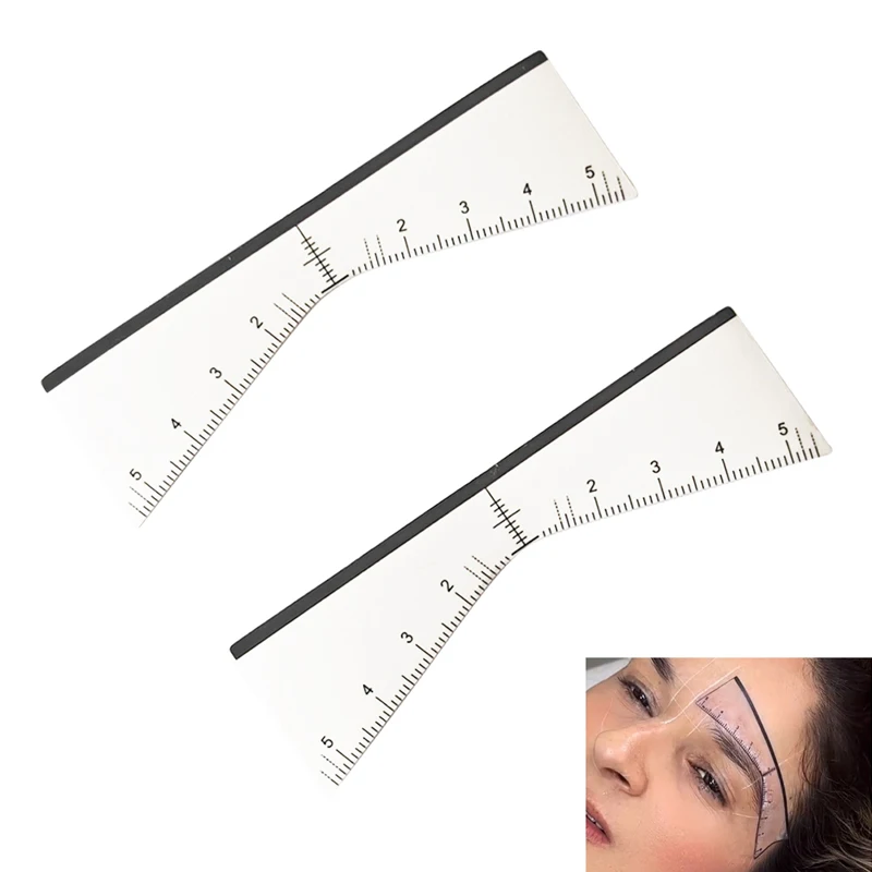 Disposable Microblading Eyebrow Stencil Sticker Brow Guide Eyebrow Shaping Tool PMU Makeup Accessories Brow Shape Tape 25pcs/bag