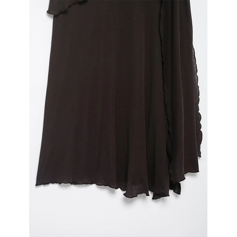 Women Solid Pleated Skirt Chic Elegant Midi Skirts 2026 New Fashion Soft Lady Spring Summer Streetwear Casual Party Skirts ﻿