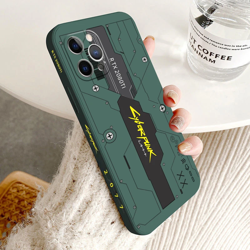 Capa Luminosa para Celular Cyberpunk, Essencial Brilhante para  Trendsetters, Moda Legal, iPhone 11, iPhone 12, iPhone 13 Pro ou Pro Max,  Iluminação Extravagante - AliExpress