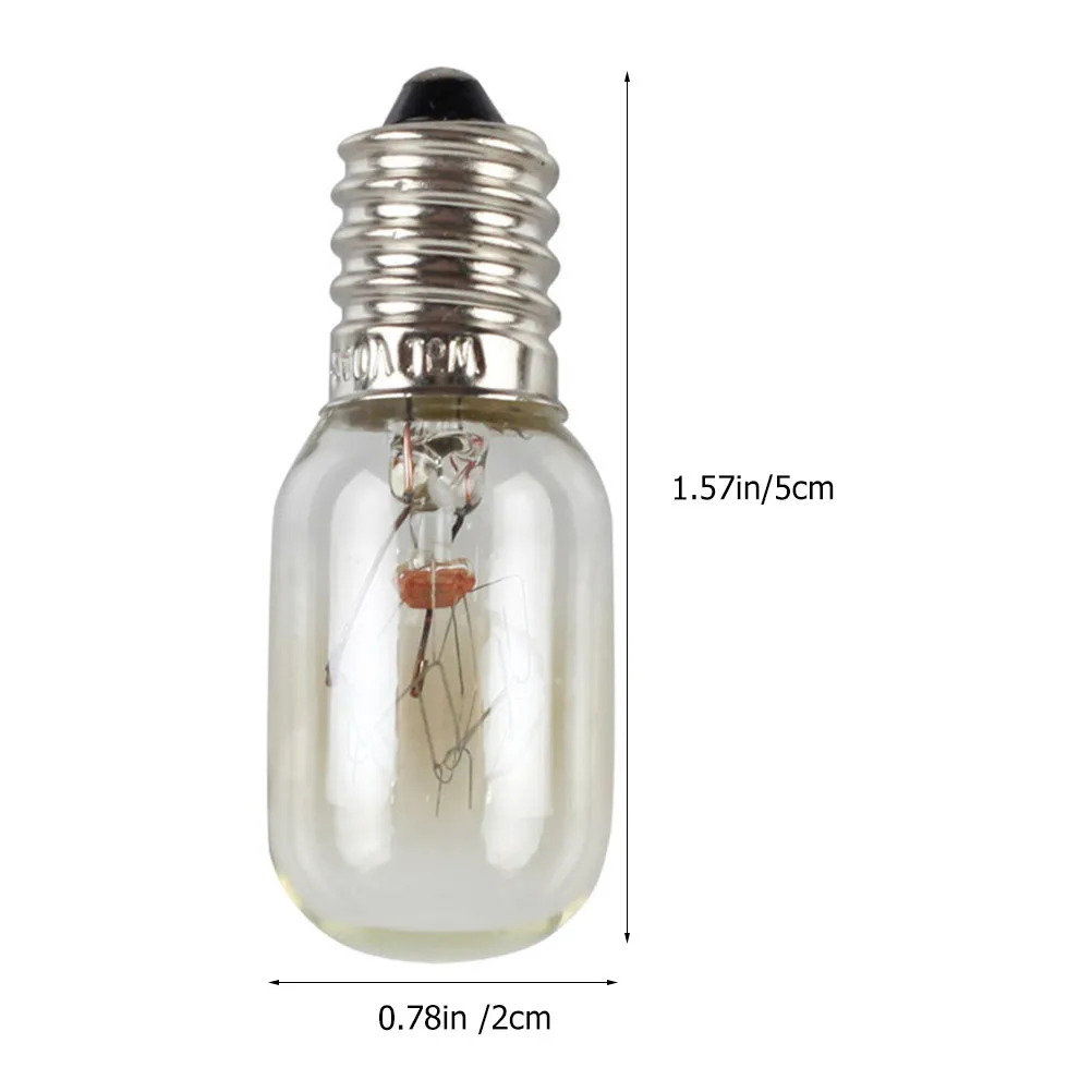 12개 냉장고 전구 15W E12 가전제품 LED 전구 전자레인지 냉장고 교체용 긴 수명