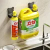 Universal Shower Gel Bottle Rack Adjustable Shampoo Bottle Holder Hand Soap Dispenser Hook Wall Mounted Free Punching 5