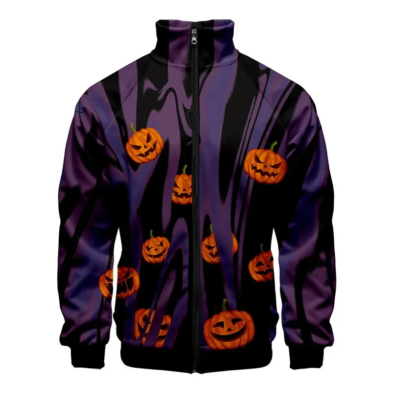 thumbnail image 1 of Chaqueta con cremallera y estampado 3D de murciélago araña de Halloween para hombres y mujeres, chaqueta holgada de manga larga con estampado de cosplay, abrigo de calle, 1 of 5
