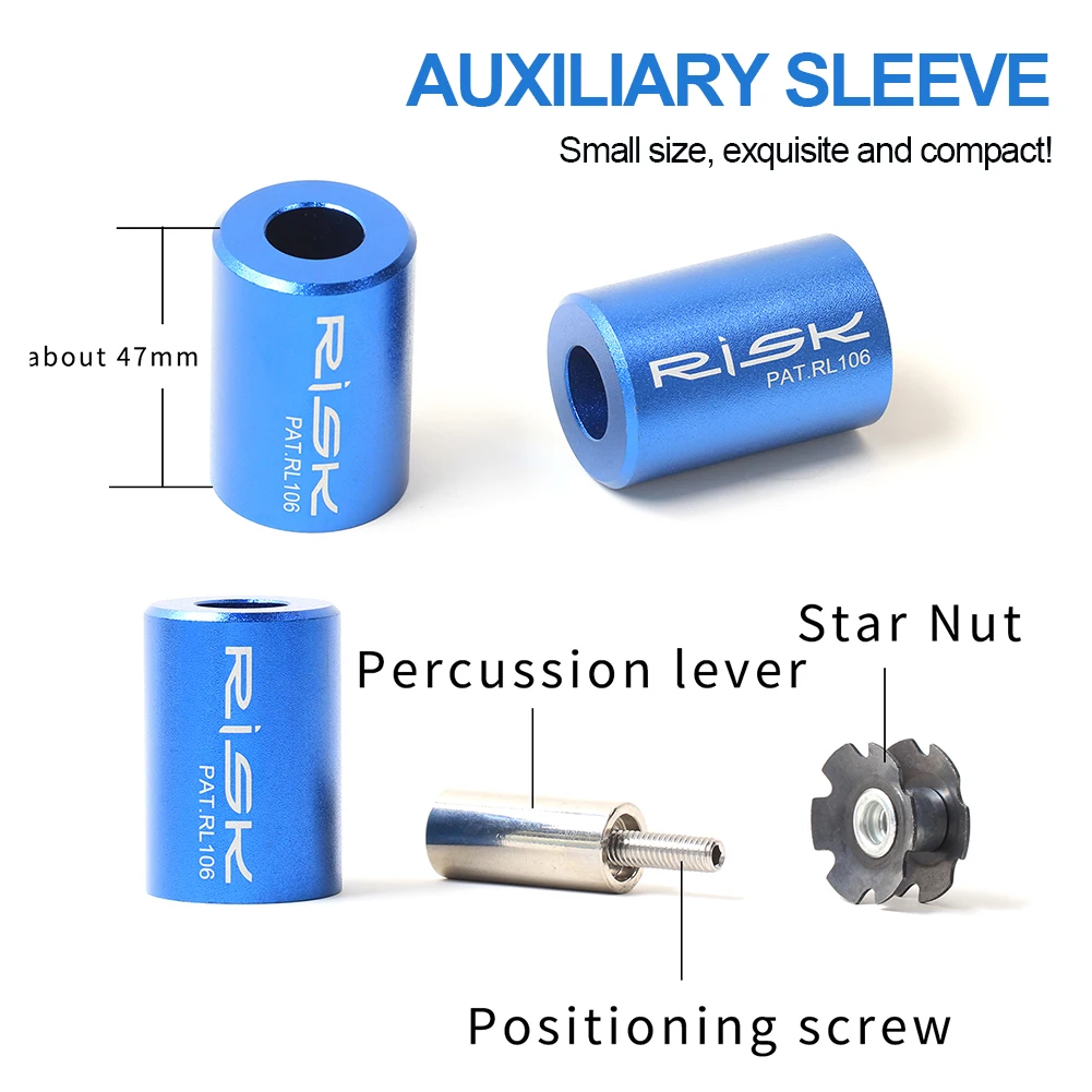 

Bicycle Front Fork Star Nut Installation Tool Bicycle Tool with Spare Screws and Star Nuts Bike Sun Flower Driving Repair Tool