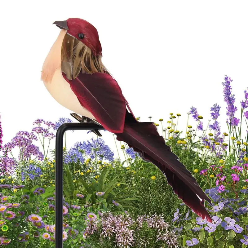 

Artificial Birds Clip On Feather Birds Christmas Wedding Artificial Birds Tree Craft Ornaments Foam Bird Decoration