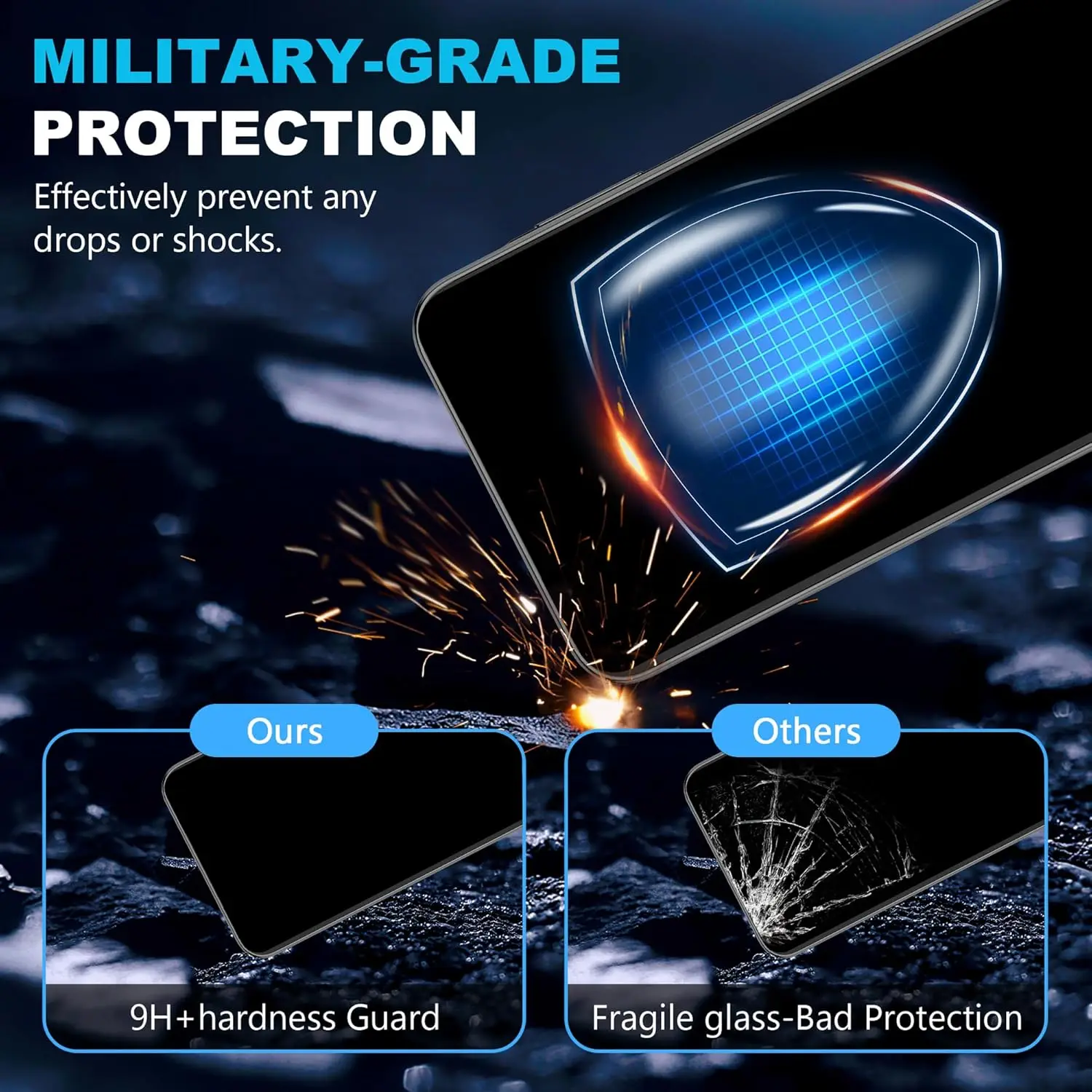 High-Definition Anti-Drop Tempered Glass Screen Protector