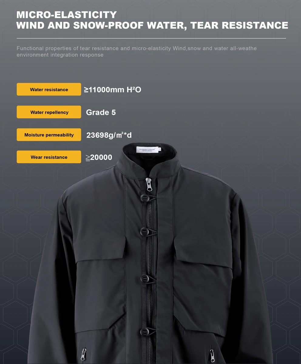 Reindee lusion 21fw functional seamless pocket waterproof tang suitacket kimono techwear asian style