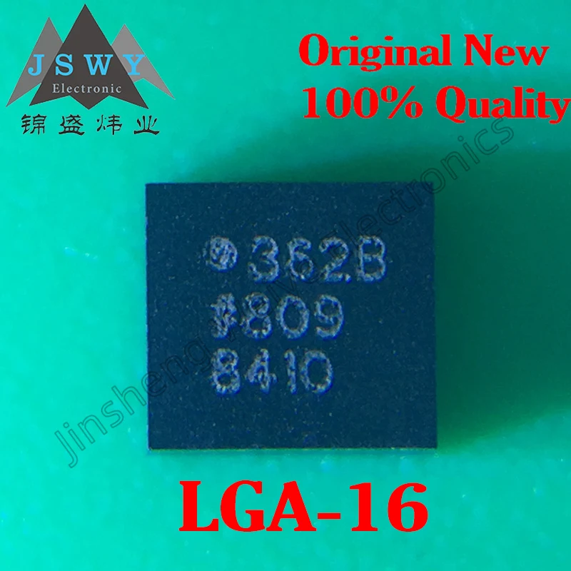 

5 pieces free shipping ADXL362BCCZ ADXL362 parts mark 362B 100% brand new imported LGA16 3-axis MEMS accelerometer Electronics