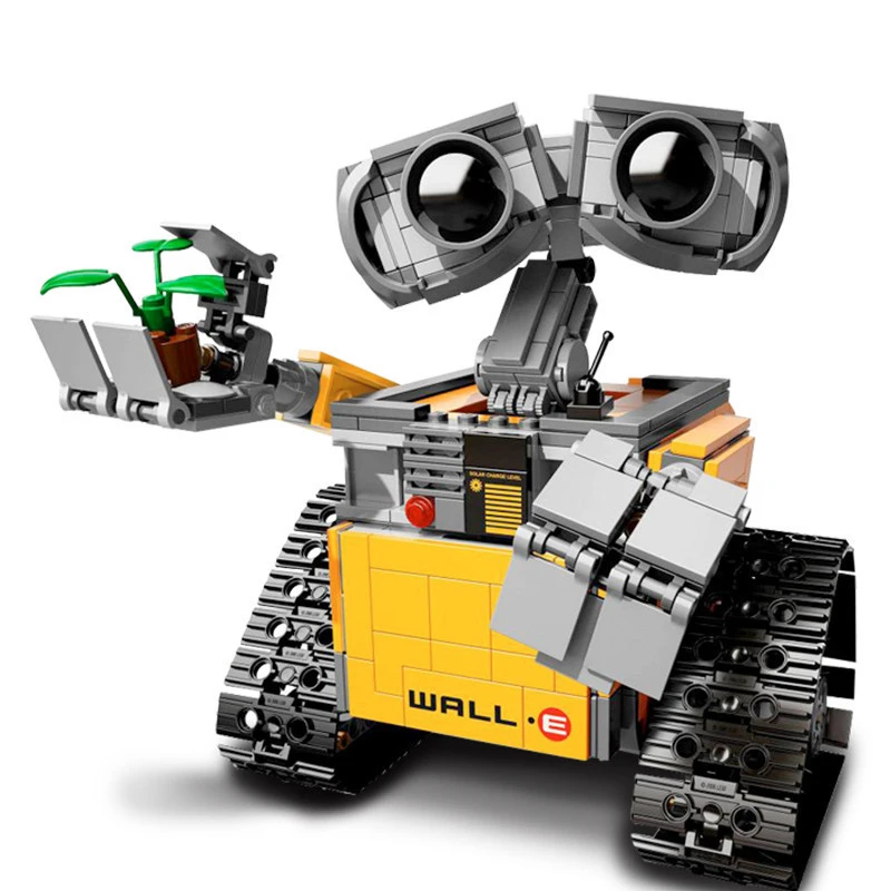  Disney Walle Movie WALL.E Eva Robot MOC DIY Model Building Blocks Bricks Sets Classic Dolls Kids Toys For Children Gift 