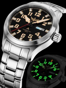 Yelang Automatic, 24 Jewels, Sapphire, Rotated Dial, 100M Waterproof