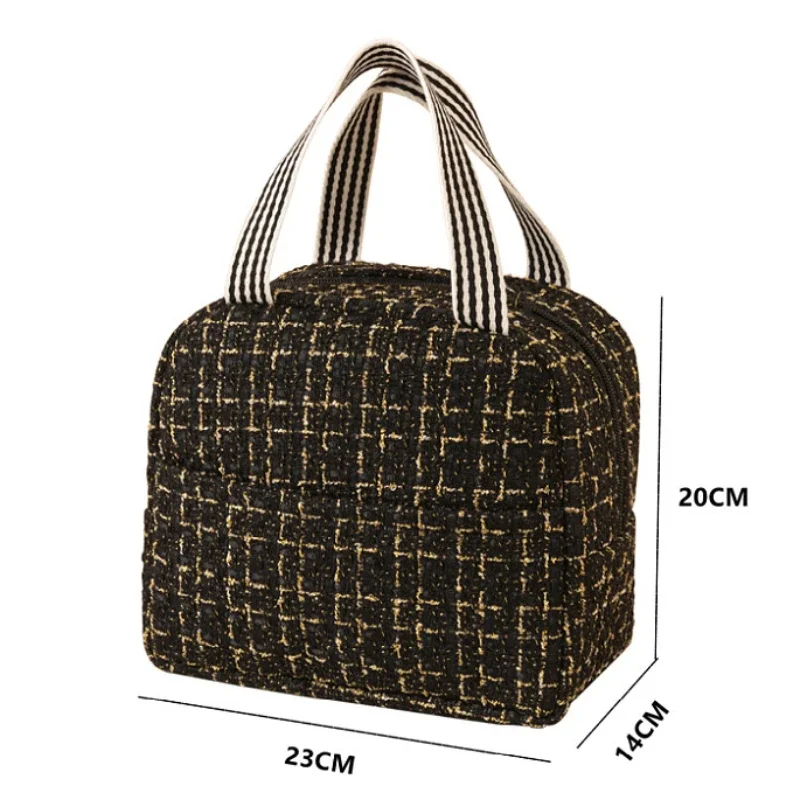 Portable Lunch Bags Thermal Insulated Lunch Box Storage Bag Children's School Box Bag Picnic Storage Large Capacity Tote