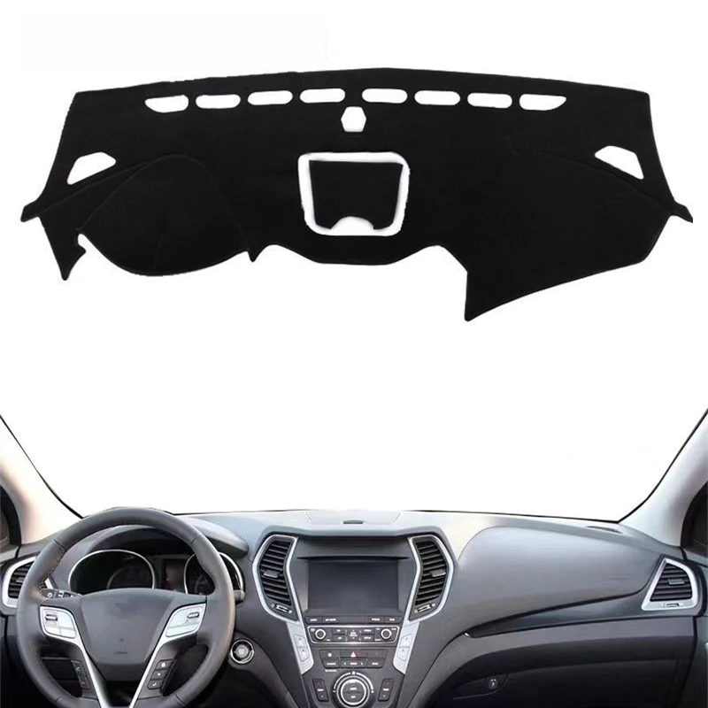 

Для Hyundai Santa Fe IX45 Maxcruz 2013 2014-2018 автомобильный Стайлинг приборной панели, Солнцезащитный коврик, протектор приборной панели, ковер, аксессуары