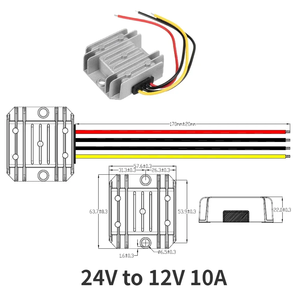 24V to 12V 10A