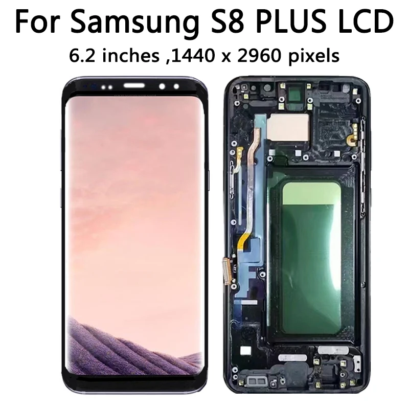 Tft Qualidade Lcd Touch Screen com Quadro para Samsung s8 Plus G950 G950f G955fd G955f G955 - Image 2