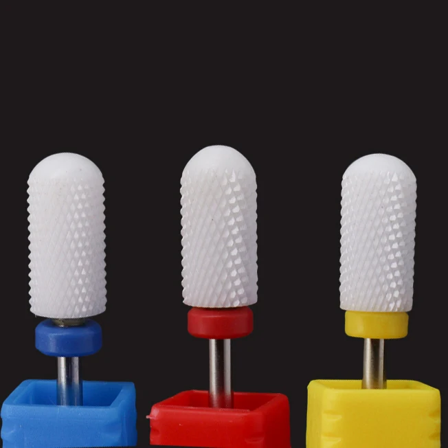 Easy Nail Ceramic Nail Drill Bit 3/32 Rotary Burr Bits For Manicure Pedicure Electric Drill Accessories Nail Tools Milling Cutt nail drill bits electric polisher drill bits ceramic acrylic gel nail bit nail art tools manicure pedicure