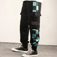 Anime COSPLAY Overalls Kamado Tanjirou Agatsuma Zenitsu Tomioka Giyuu Sweatpants Casual Cargo Pants Fashion Unisex 1